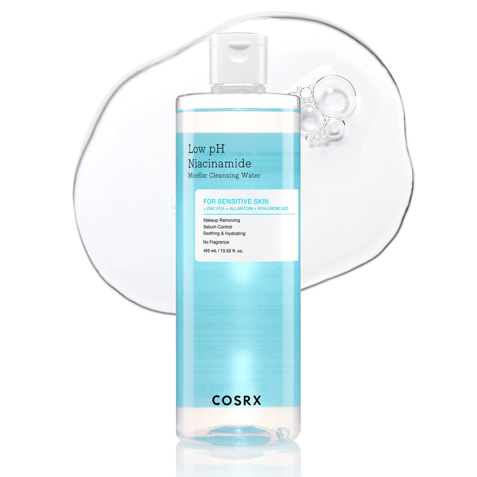 COSRX front packaging showing 400ml bottle and product name benefits