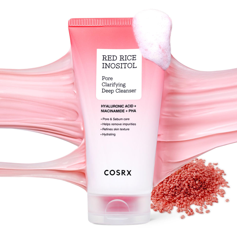 COSRX bottle front view showing cleanser and gentle pore-care benefit