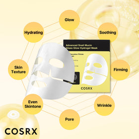 COSRX mask being unfolded and fitted showing easy application advantage