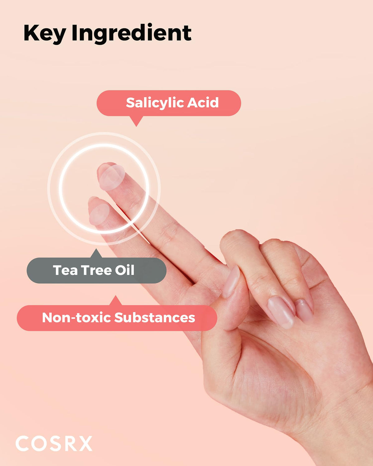COSRX patch worn overnight on cheek in bedroom setting showing comfortable protection