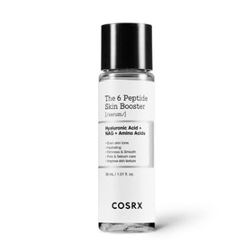 COSRX mini peptide front packaging showing bottle, convenient travel size benefit