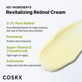 COSRX demonstration applying cream to neck showing lifting support