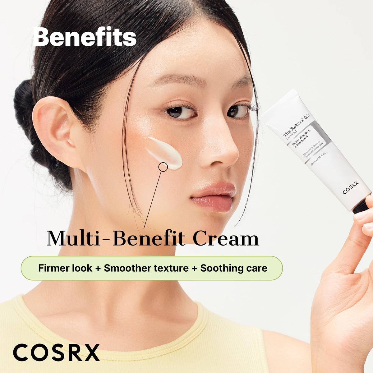 COSRX open jar with visible label and ingredient hints for transparency