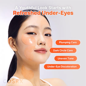 COSRX patch with visible serum drop illustrating nourishing infusion