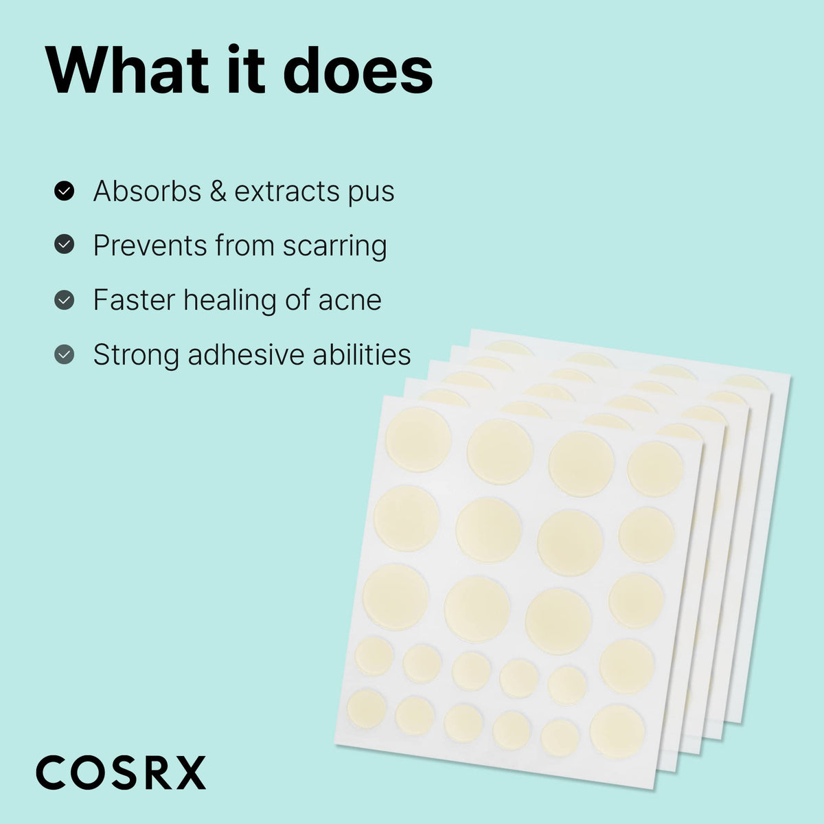 COSRX patches worn overnight in lifestyle setting supporting discreet treatment