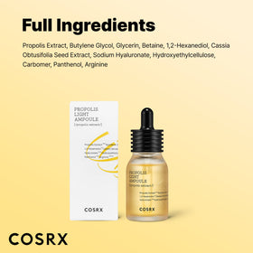 COSRX ampoule on vanity beside plants showing daily-use glow support