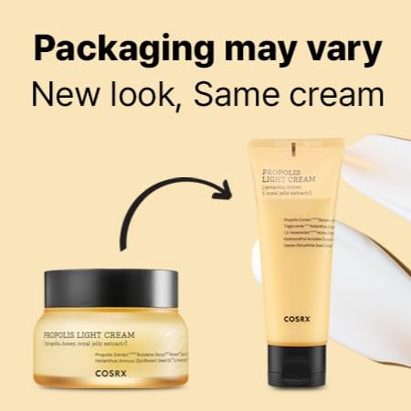 COSRX close-up texture shot displaying lightweight cream and quick absorption benefit