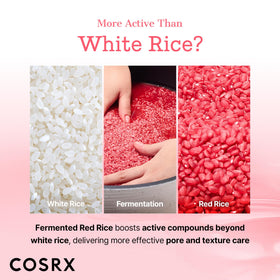 COSRX applying serum to nose area to minimize pores