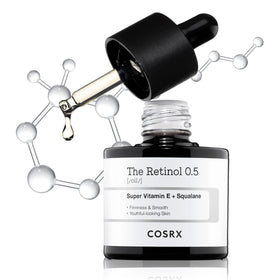 COSRX bottle front view showing compact retinol oil for smoother skin