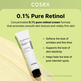 COSRX open jar close-up showing smooth cream texture that absorbs evenly