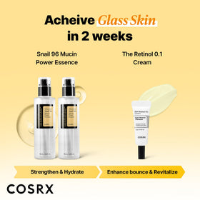 COSRX retinol 0.1% mini cream label detail for clear ingredient visibility and guidance