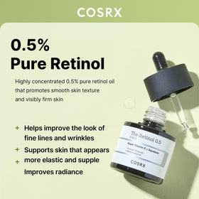 COSRX dropper dispensing oil showing controlled application and dosage