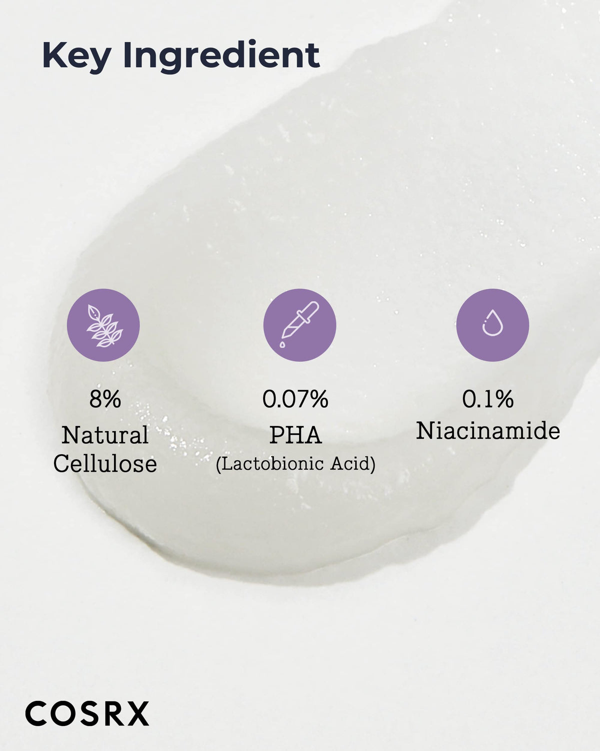 COSRX rinsed skin showing smooth results and hydrated appearance post-use