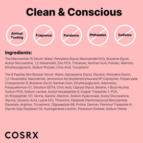 COSRX bottle beside a ruler for size comparison and travel-friendly benefit
