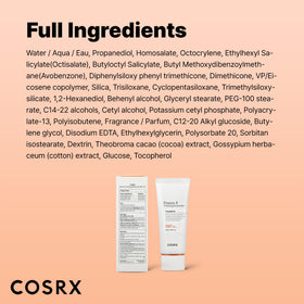 COSRX size comparison in hand indicating compact travel-friendly dimensions