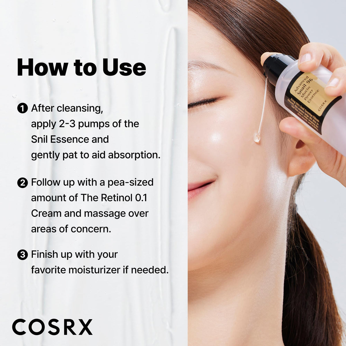 COSRX bottles next to common objects to show product size and travel-friendly scale