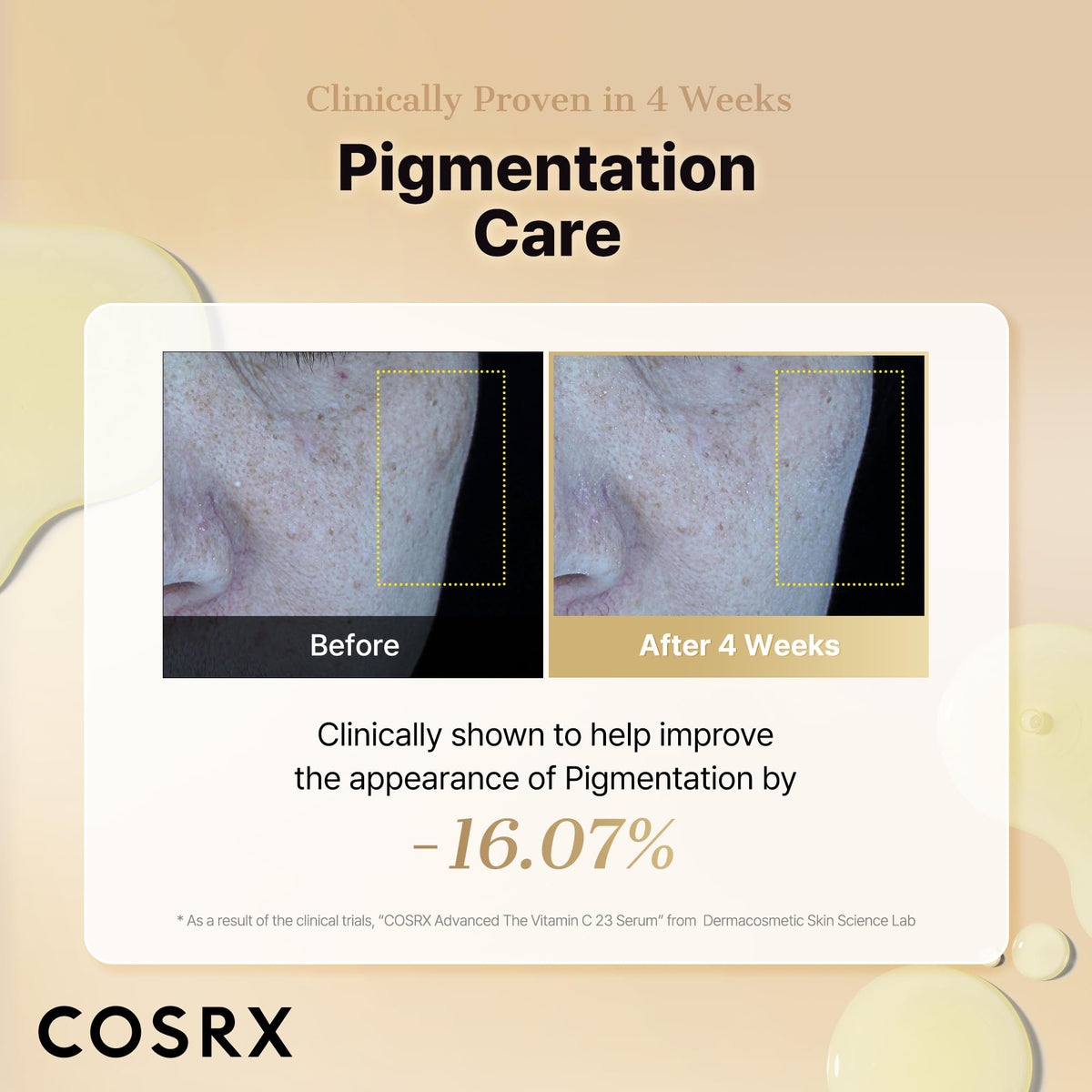 COSRX pipette droplet on skin demonstrating easy targeted application