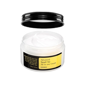 COSRX front jar view showing compact 3.52 oz moisturizer and clean packaging benefit