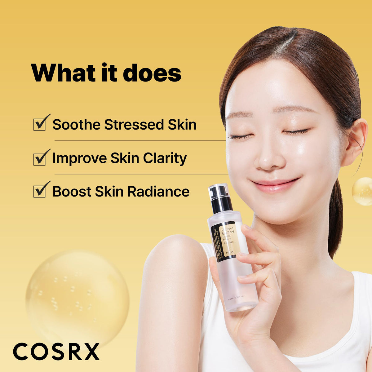 COSRX bottle on bathroom vanity suggesting daily skincare use