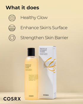COSRX label and cap detail highlighting key ingredient percentages and clarity