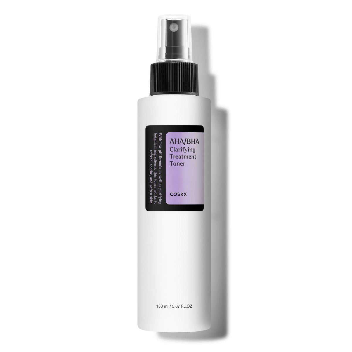 COSRX toner front packaging showing bottle and label benefits