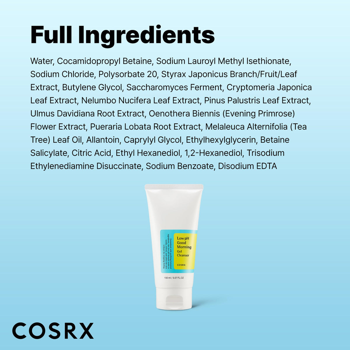 COSRX cleanser inside travel bag ideal for on-the-go skin balance