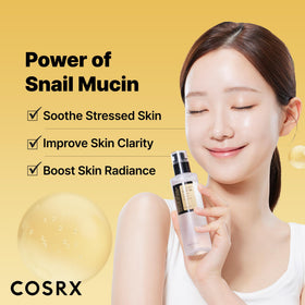 COSRX travel kit beside passport illustrating compact sizes ideal for travel