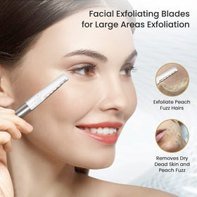 COSYLIFE fine replacement blades close-up for smooth peach fuzz removal