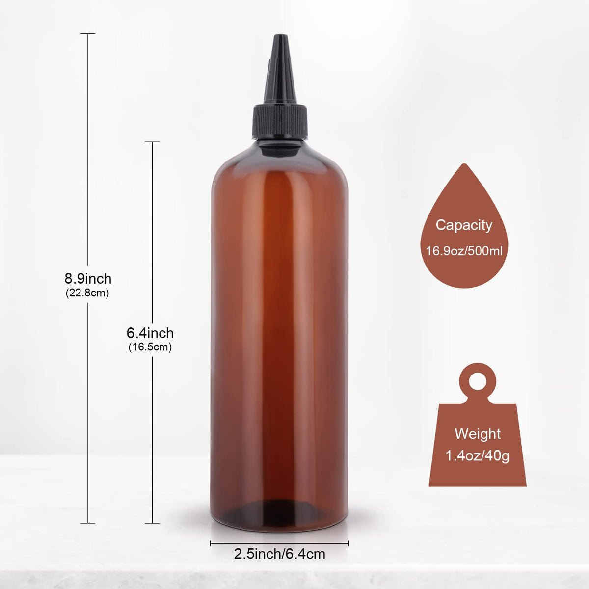 Cosywell close-up of conical tip highlighting precise targeted dispensing