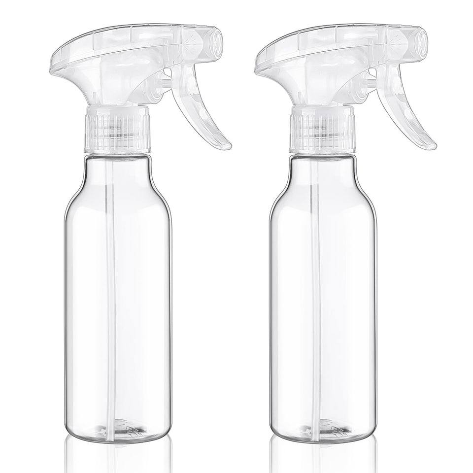 Cosywell clear bottle front view showing transparent body and included nozzle for easy monitoring