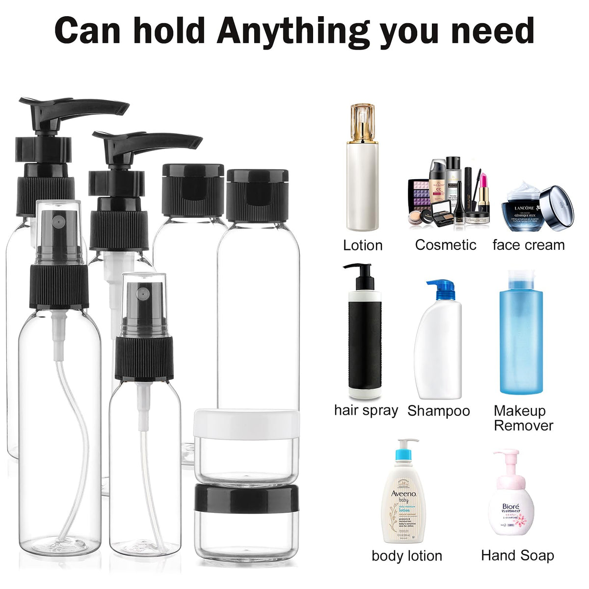 Cosywell bottles in hand scale comparison highlighting TSA-friendly size benefit