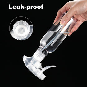 Cosywell bottle spraying gentle mist on hair showing even coverage and salon-ready control