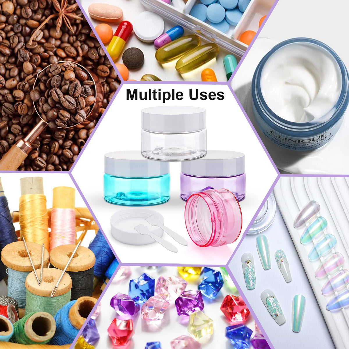 Cosywell jars inside a toiletry bag illustrating organized travel-ready storage