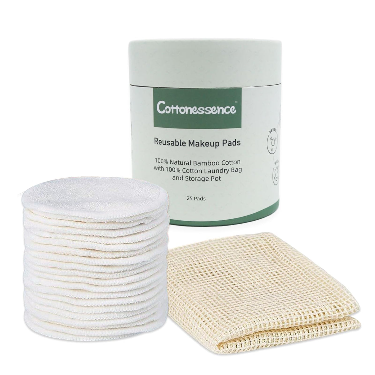 Cottonessence mesh laundry bag protecting pads in washing machine