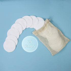 Cottonessence pad size comparison in hand for comfortable grip