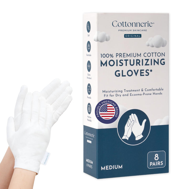 COTTONNERIE front packaging showing eight pairs and product benefits