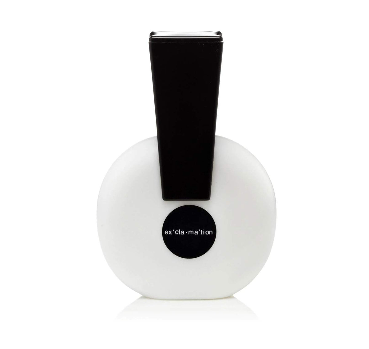 Coty Exclamation atomizer close-up highlighting spray nozzle for precise application