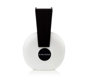 Coty Exclamation atomizer close-up highlighting spray nozzle for precise application