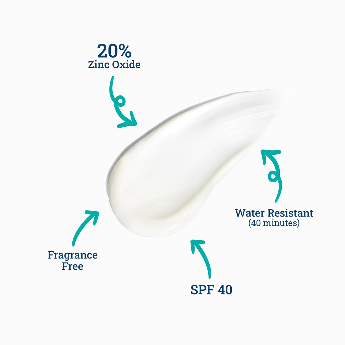 Applying CoTZ Sensitive to the face for calming, broad-spectrum protection
