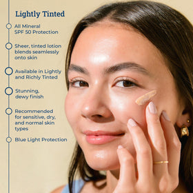 CoTZ label and ingredients view showing 20% zinc oxide for physical UV defense