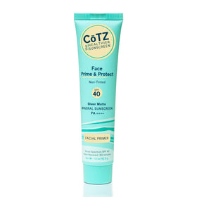 CoTZ front packaging showing SPF 40 and primer benefits