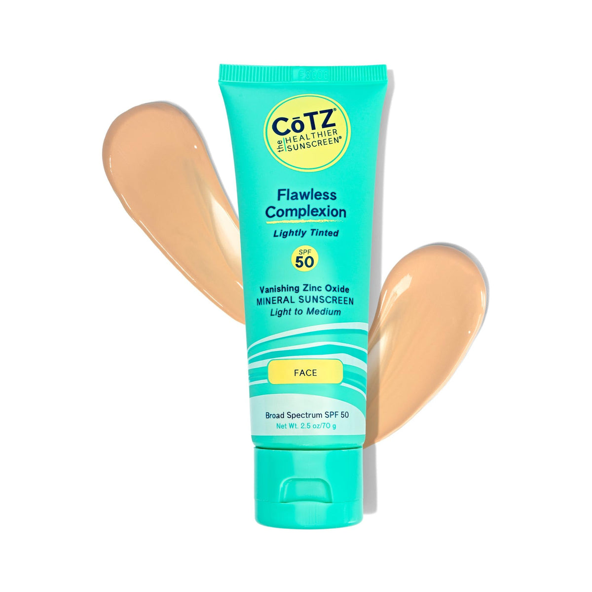 CoTZ sunscreen under makeup demo showing smooth layering and cosmetic compatibility