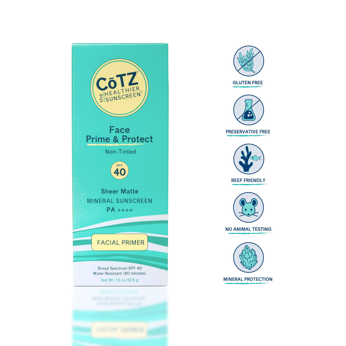 CoTZ texture close-up demonstrating silky, weightless cream