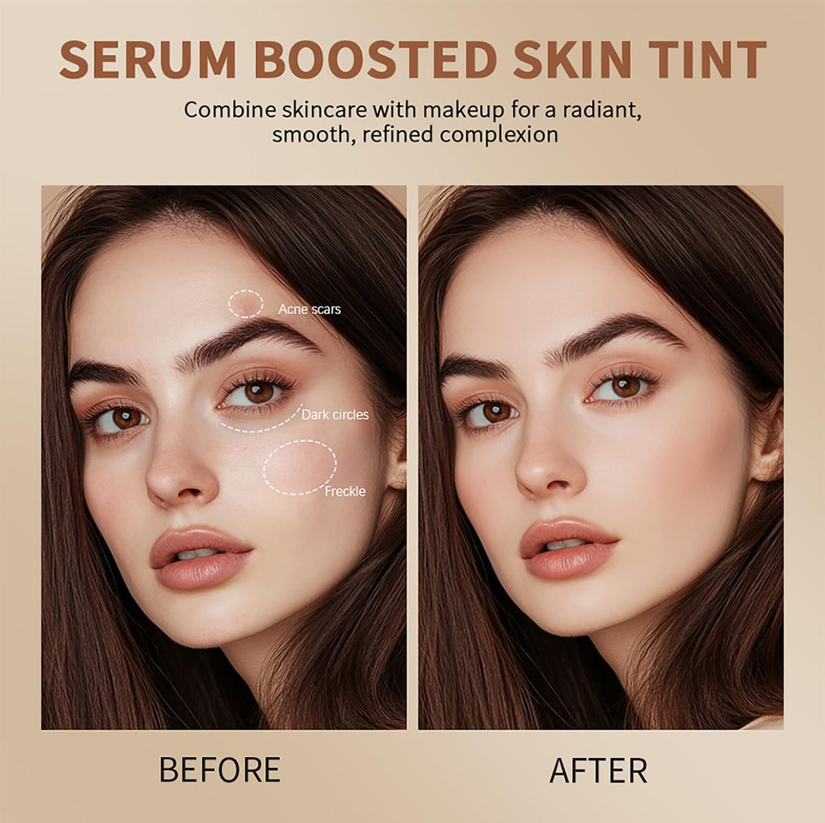 Covebalm applying skin tint with fingers for quick blending and natural finish