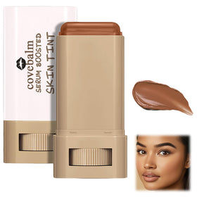 Covebalm foundation stick front packaging showing shade and compact design for easy carry