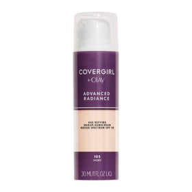 COVERGIRL bottle front packaging showing label and shade, perfect for shade selection