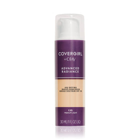 COVERGIRL front packaging showing shade Medium Light 135 and benefits