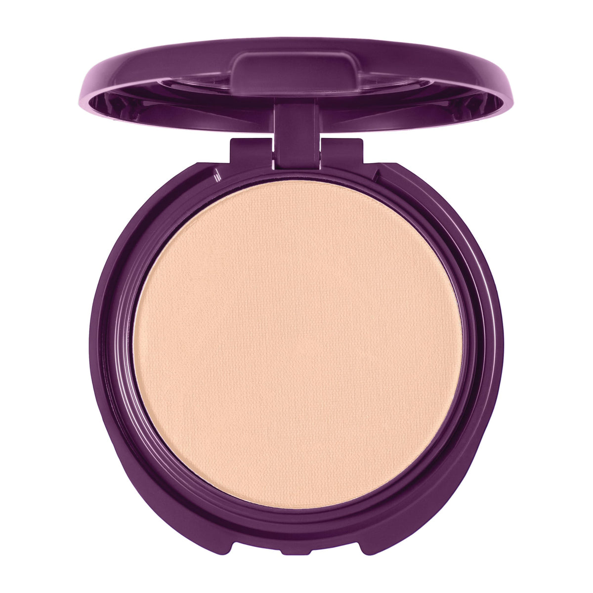COVERGIRL pressed powder open showing smooth pan and neutral shade