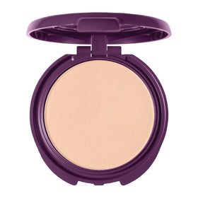 COVERGIRL pressed powder open showing smooth pan and neutral shade