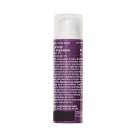 COVERGIRL pump and cap close-up highlighting controlled dispensing benefit